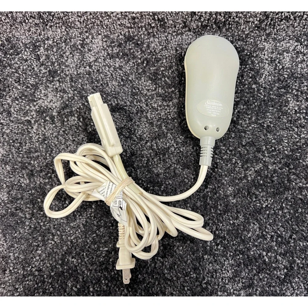 Sunbeam M85P Electric Heating Pad Controller 3 Settings‎ 110-120V 180W